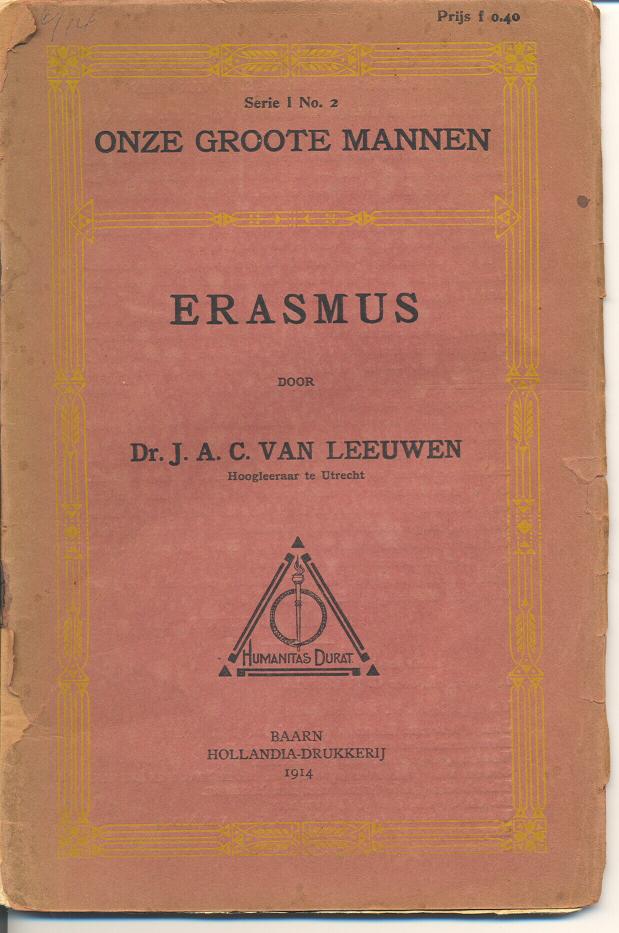 Erasmus Onze Groote Mannen Erasmus Onze Groote Mannen