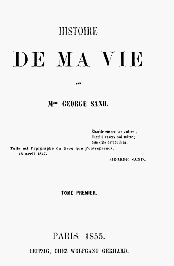 Histoire de ma Vie, Livre 1 (Vol. 1 - 4) Histoire de ma Vie, Livre 1 (Vol. 1 - 4)