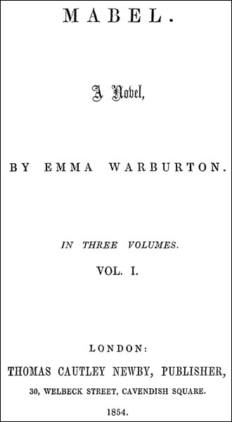 Mabel: A Novel. Vol. 1 (of 3) Mabel: A Novel. Vol. 1 (of 3)