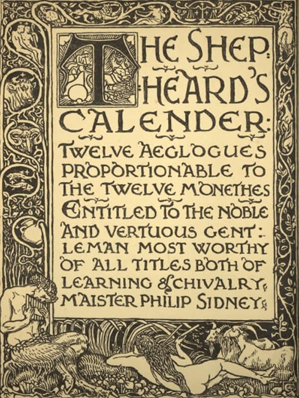 The Shepheard's Calender: Twelve Aeglogues Proportionable to the Twelve Monethes The Shepheard's Calender: Twelve Aeglogues Proportionable to the Twelve Monethes