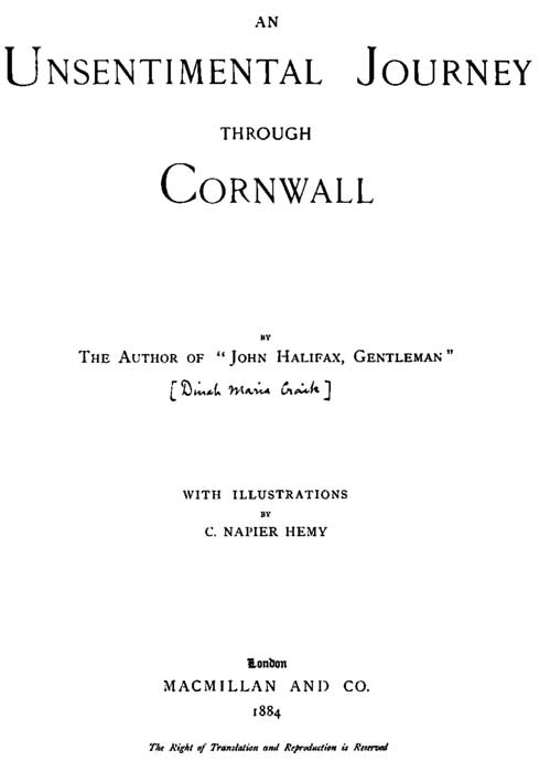 An Unsentimental Journey through Cornwall An Unsentimental Journey through Cornwall