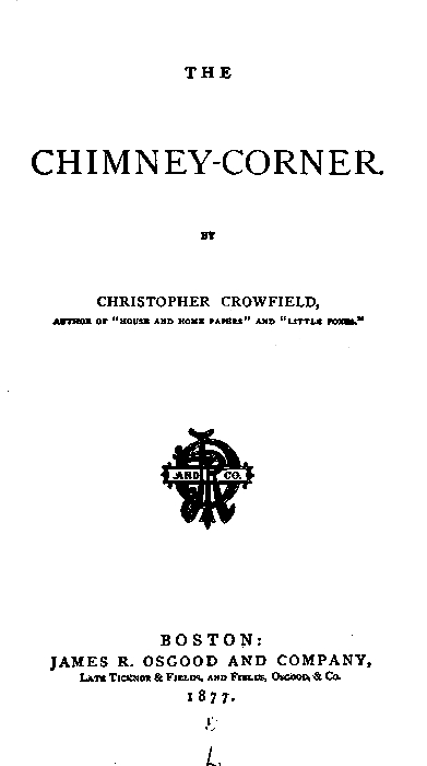 The Chimney-Corner