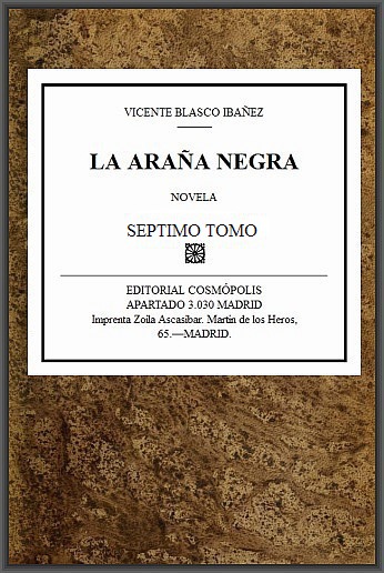 La araña negra, t. 7/9 La araña negra, t. 7/9