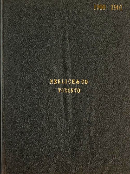 Fall and Holiday Trade, Season 1900-1901, Nerlich & Co. Illustrated Catalogue