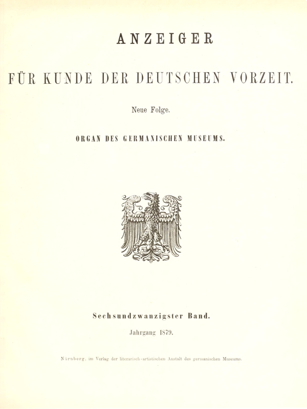 Alman Öncesi Dönem Müşterileri İçin Bildirimci (Cilt 26, 1879)
Yeni Dizi