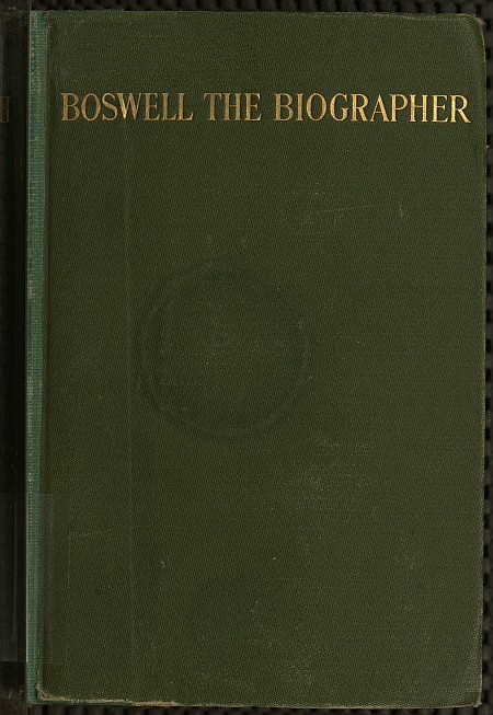 Boswell the Biographer