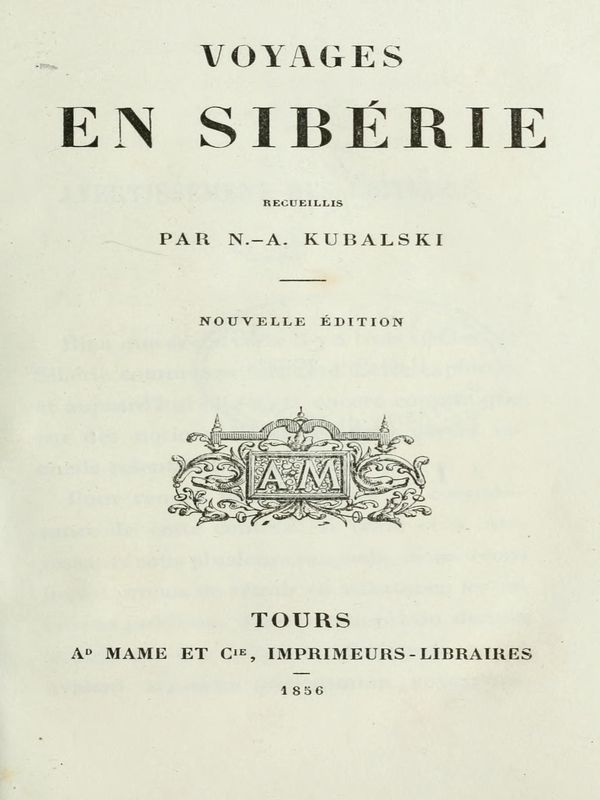 Voyages en Sibérie Voyages en Sibérie