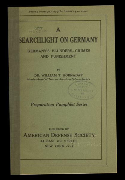 A searchlight on Germany: Germany's Blunders, Crimes and Punishment A searchlight on Germany: Germany's Blunders, Crimes and Punishment