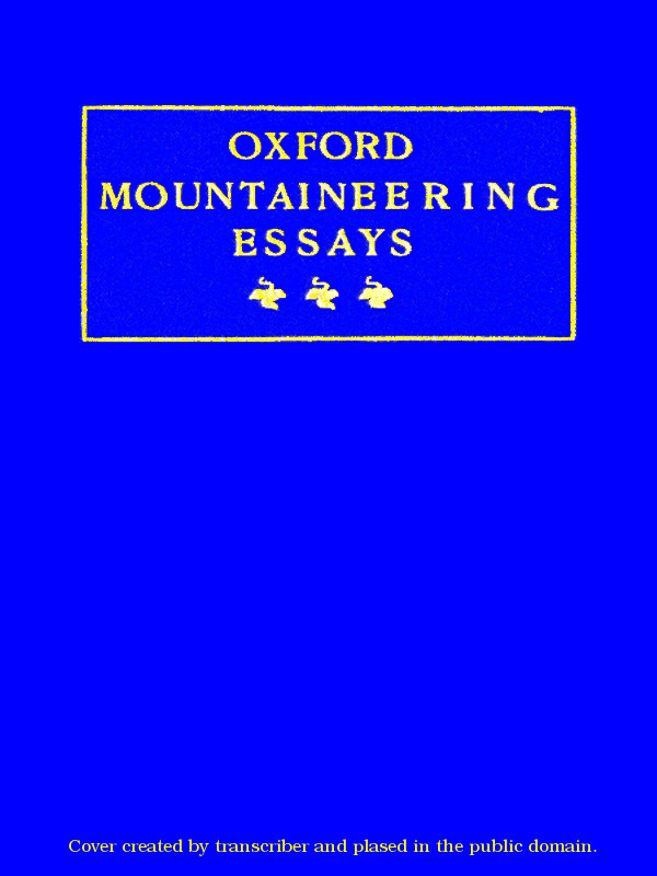 Oxford Mountaineering Essays Oxford Mountaineering Essays