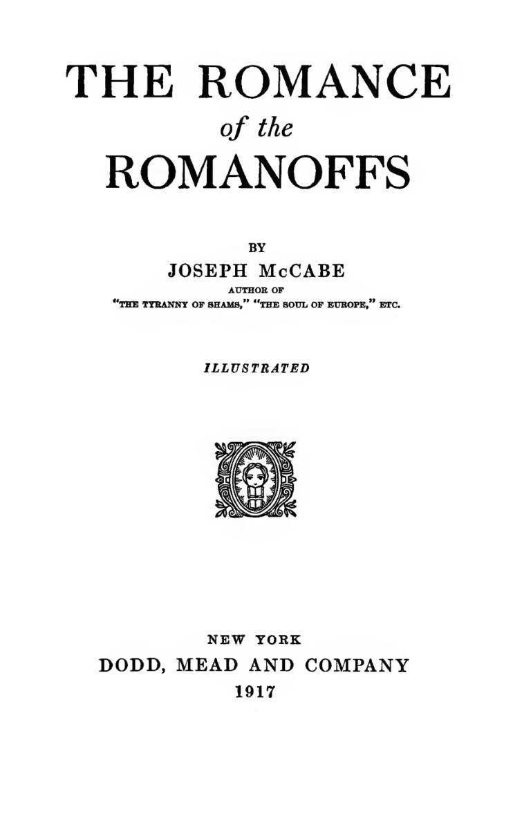 The Romance of the Romanoffs The Romance of the Romanoffs