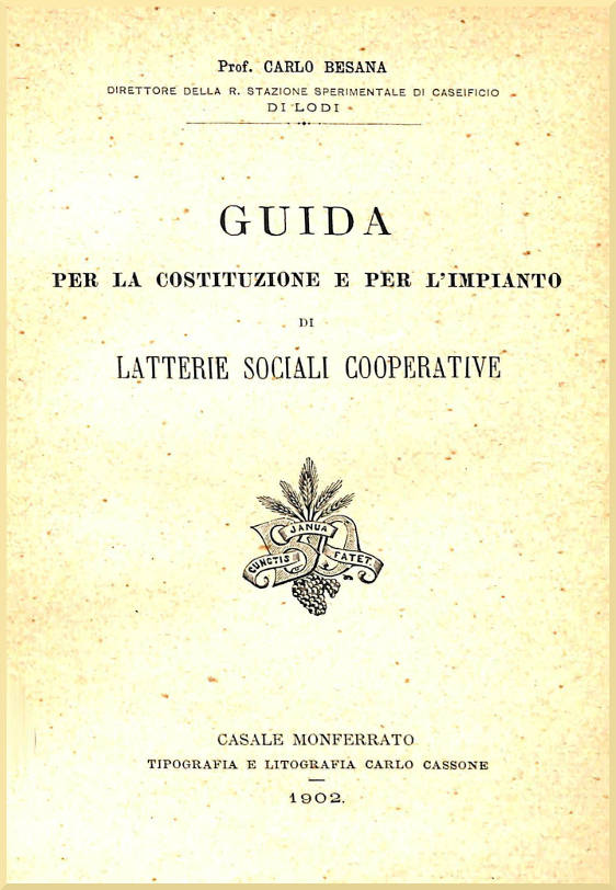 Guida per la costituzione e per l'impianto di latterie sociali cooperative Guida per la costituzione e per l'impianto di latterie sociali cooperative
