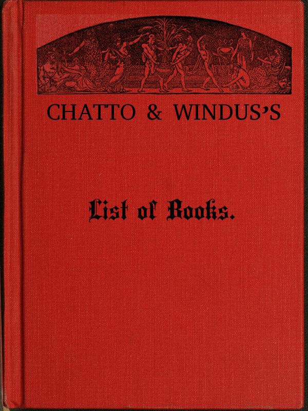 Chatto & Windus'un Kitap Listesi, Temmuz 1878 Chatto & Windus'un Kitap Listesi, Temmuz 1878