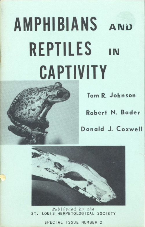 Amphibians and Reptiles in Captivity Amphibians and Reptiles in Captivity