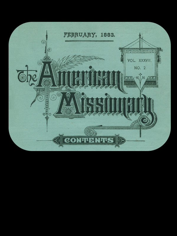 Amerikan Misyoner - Cilt 37, Sayı 2, Şubat 1883 Amerikan Misyoner - Cilt 37, Sayı 2, Şubat 1883