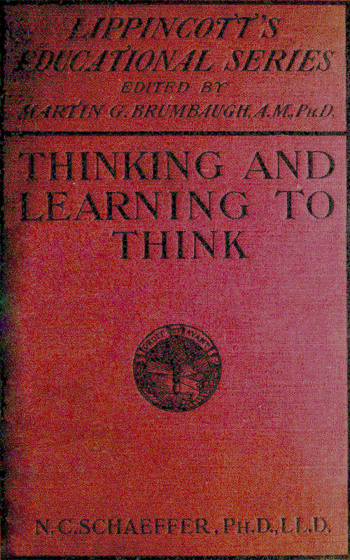 Thinking and learning to think Thinking and learning to think