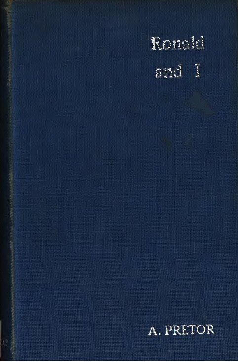Ronald and I; or, Studies from Life