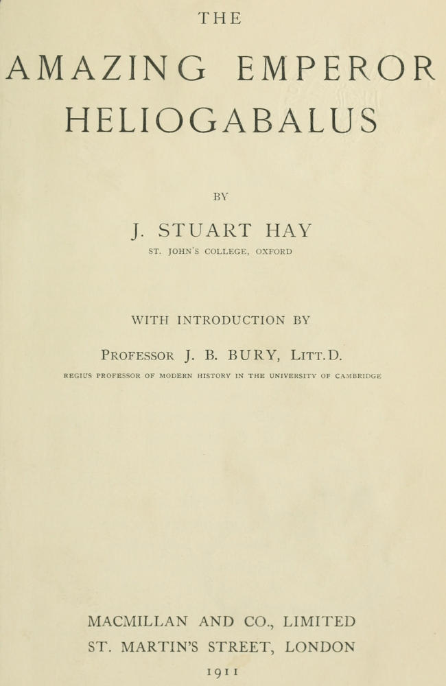 Muhteşem İmparator Heliogabalus