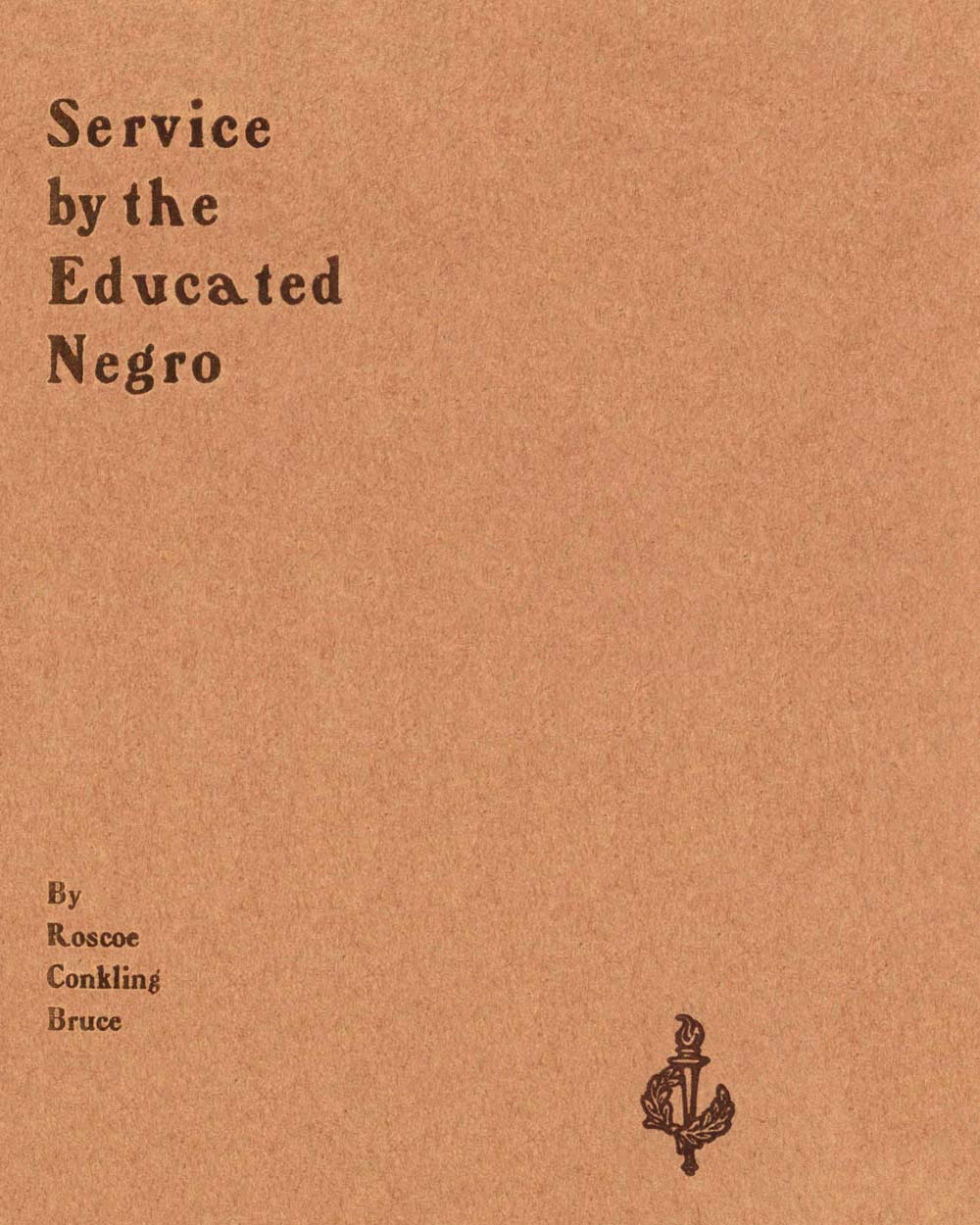 Service by the Educated Negro
Address of Roscoe Conkling Bruce of Tuskegee Institute at the Commencement Exercises of the M Street High School Metropolitan A. M. E. Church Washington, D.C., June 16, 1903