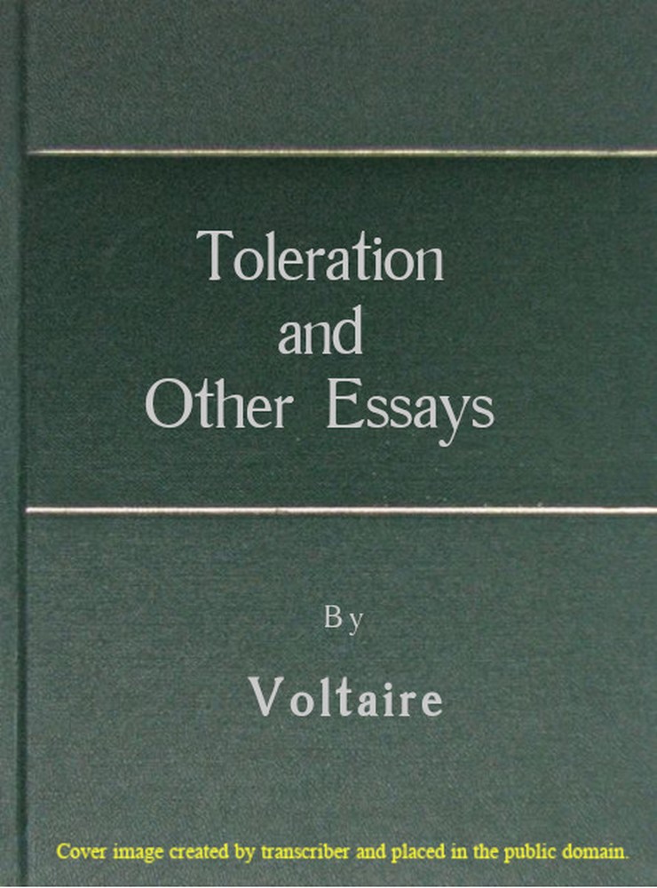 Toleration and other essays Toleration and other essays