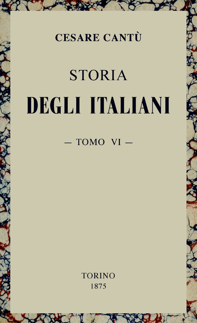 Storia degli Italiani, vol. 06 (di 15)