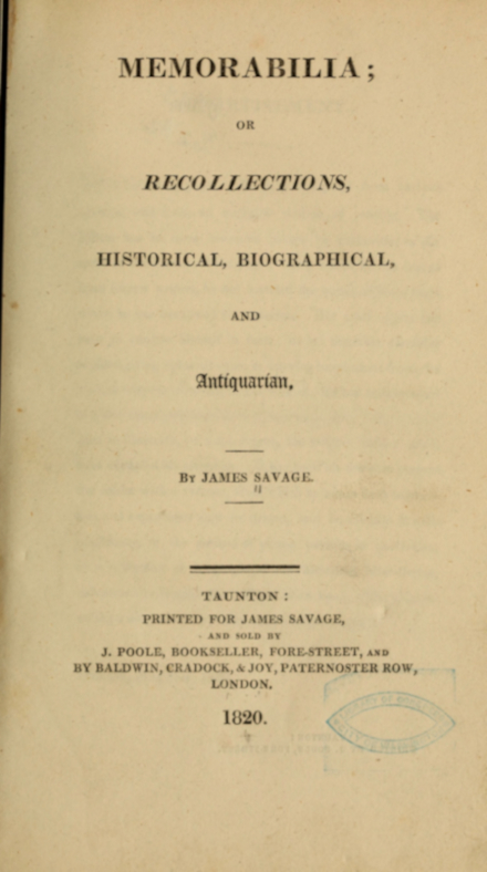 Memorabilia; Or Recollections, Historical, Biographical, and Antiquarian Memorabilia; Or Recollections, Historical, Biographical, and Antiquarian