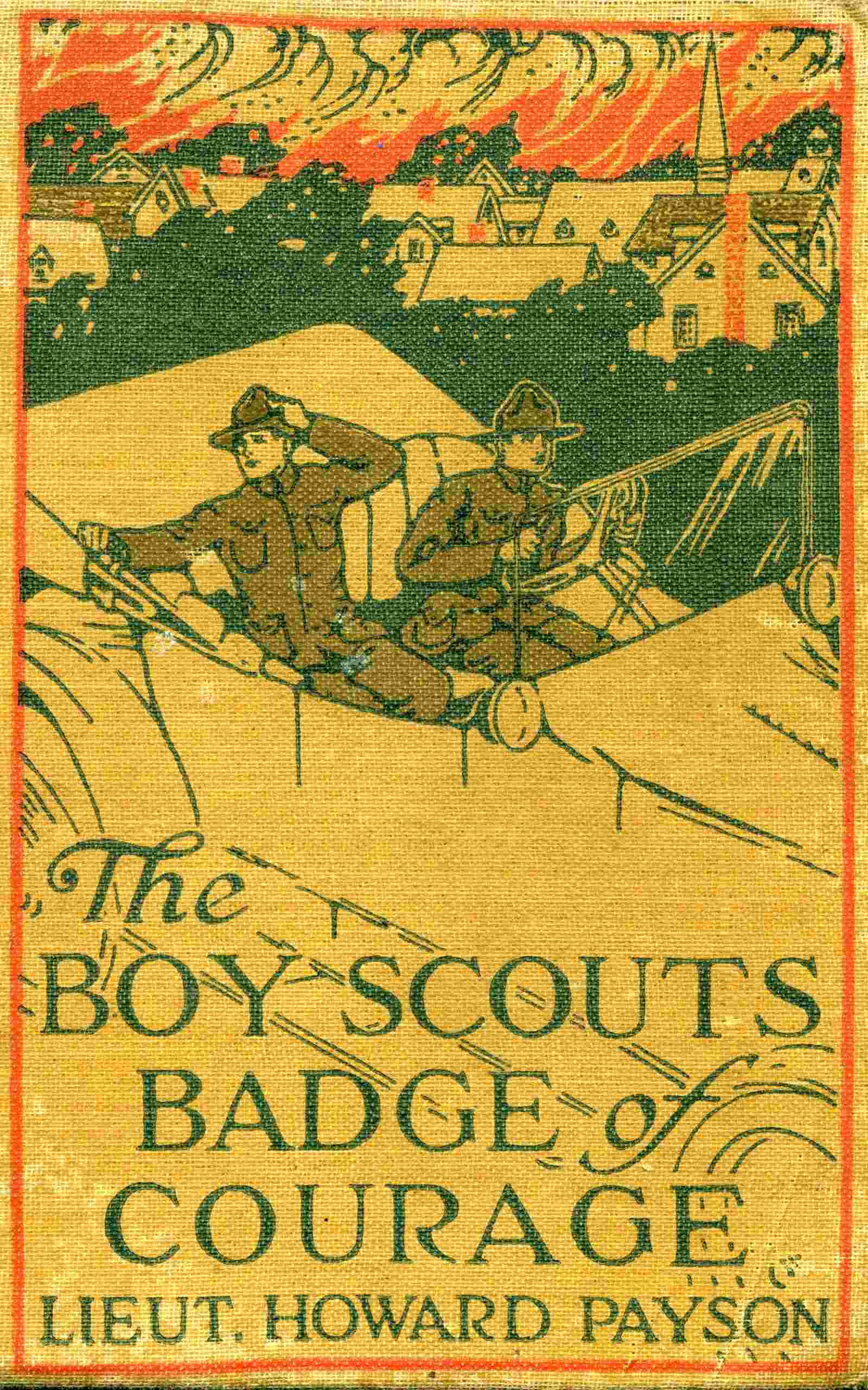 The Boy Scouts' badge of courage The Boy Scouts' badge of courage