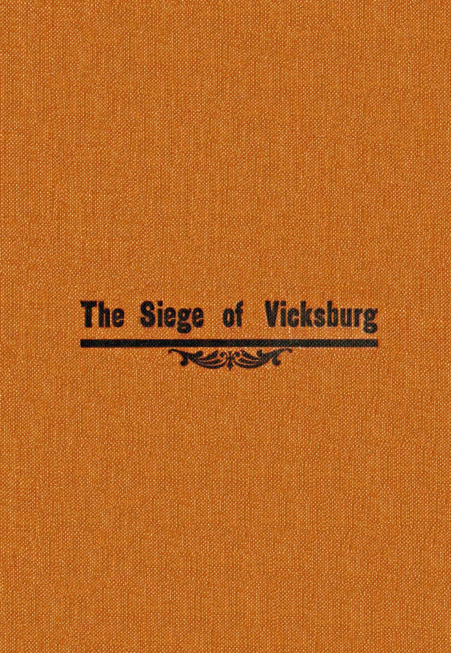 The siege of Vicksburg, from the diary of Seth J. Wells