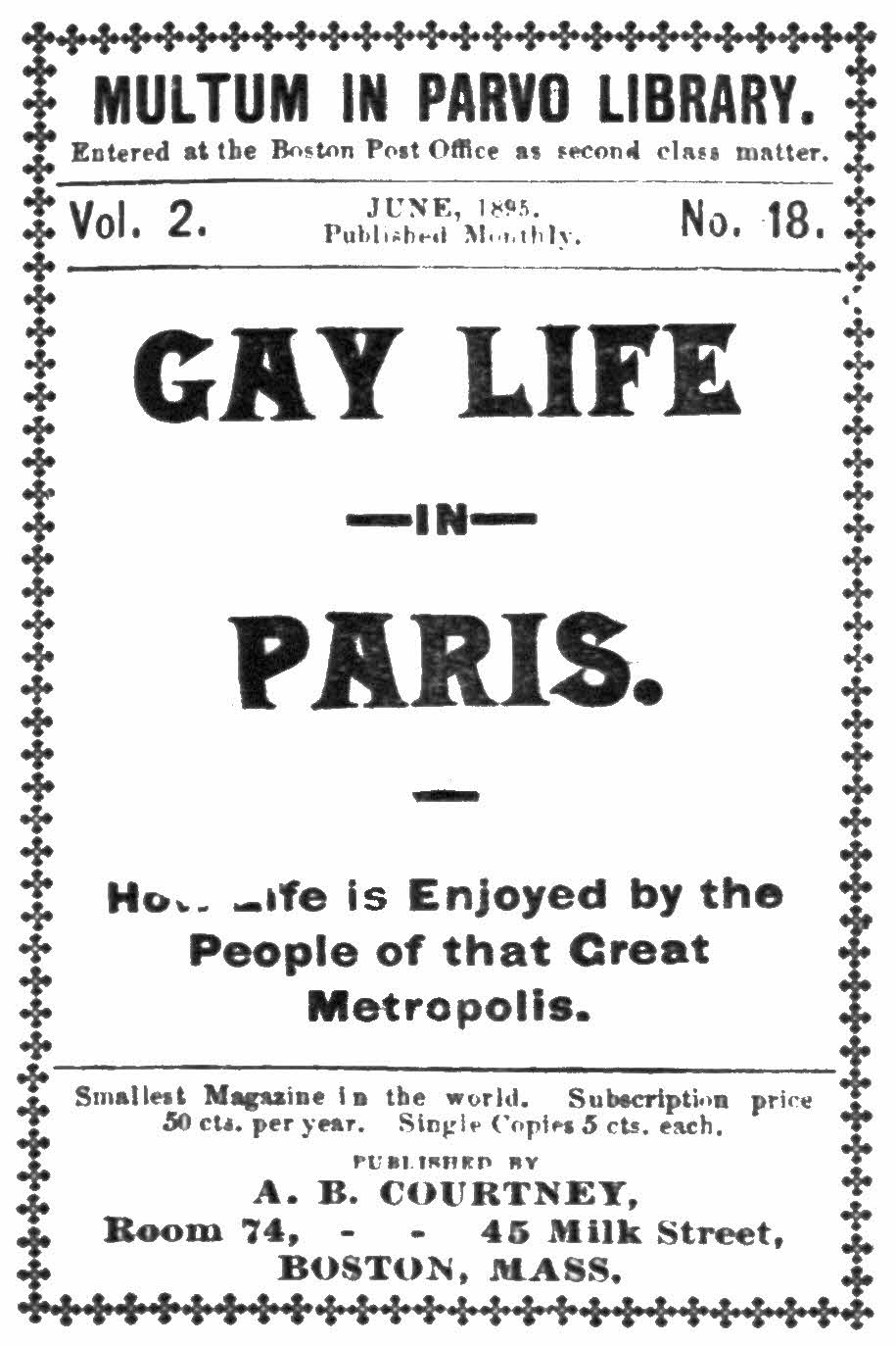 Gay life in Paris: how life is enjoyed by the people of that great metropolis Gay life in Paris: how life is enjoyed by the people of that great metropolis