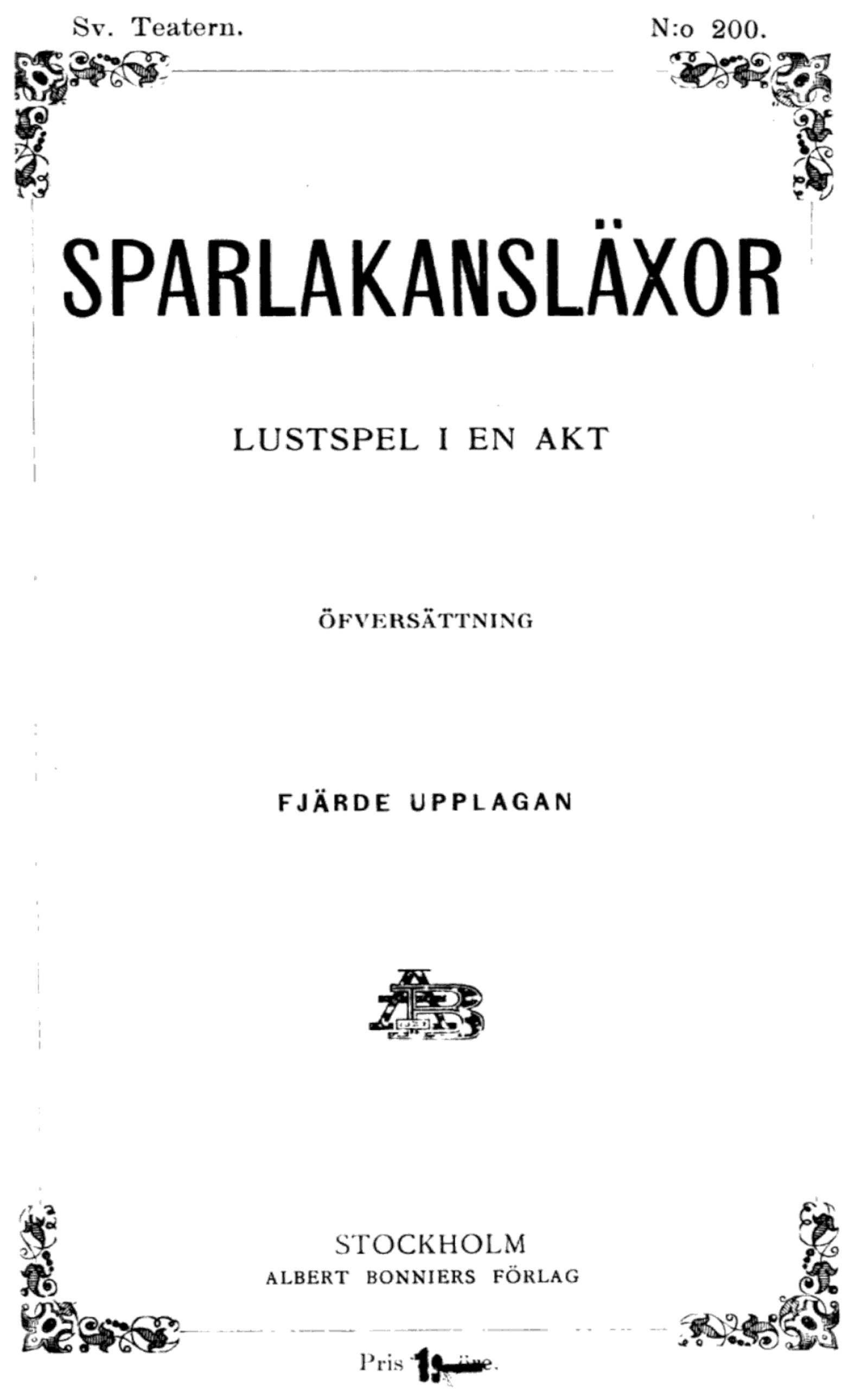 Sparlakansläxor