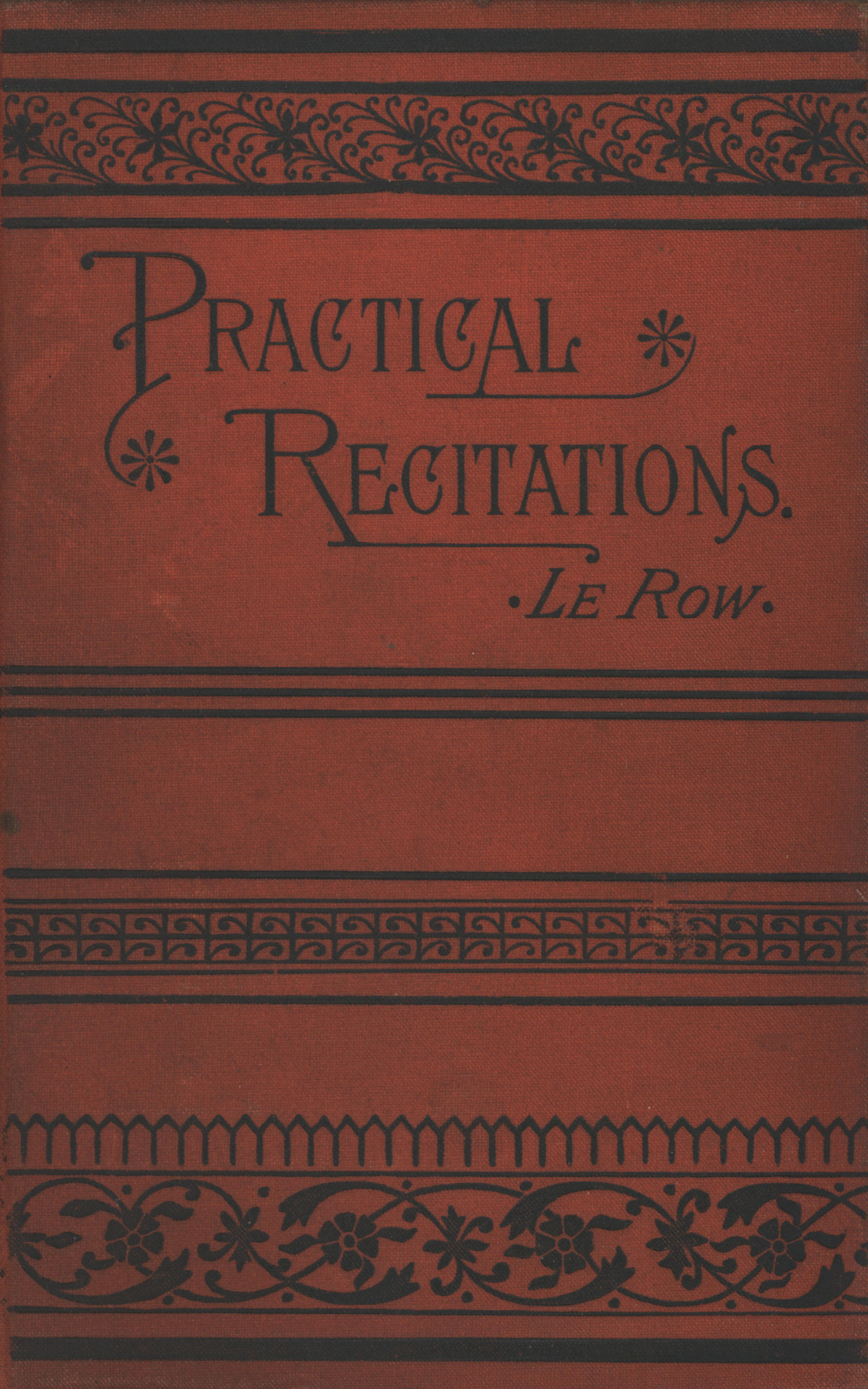 Practical recitations
