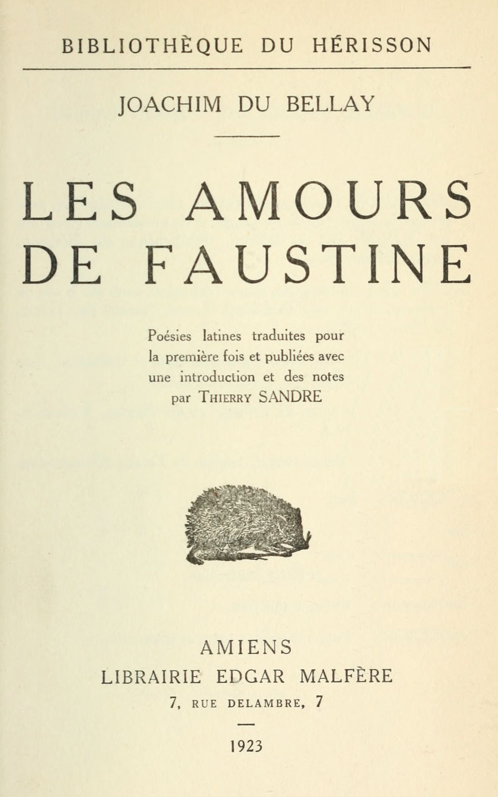 Les amours de Faustine