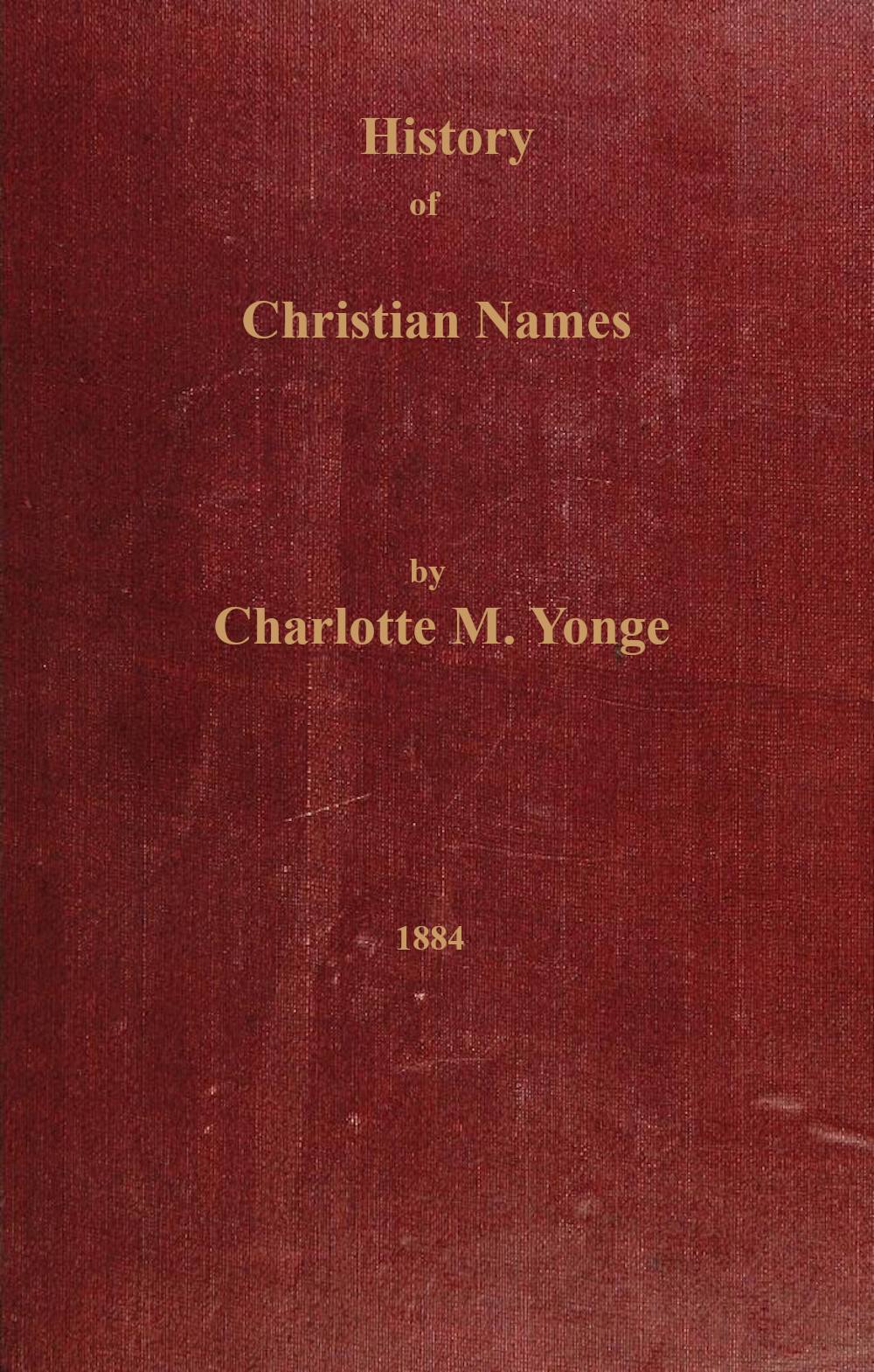 History of Christian names