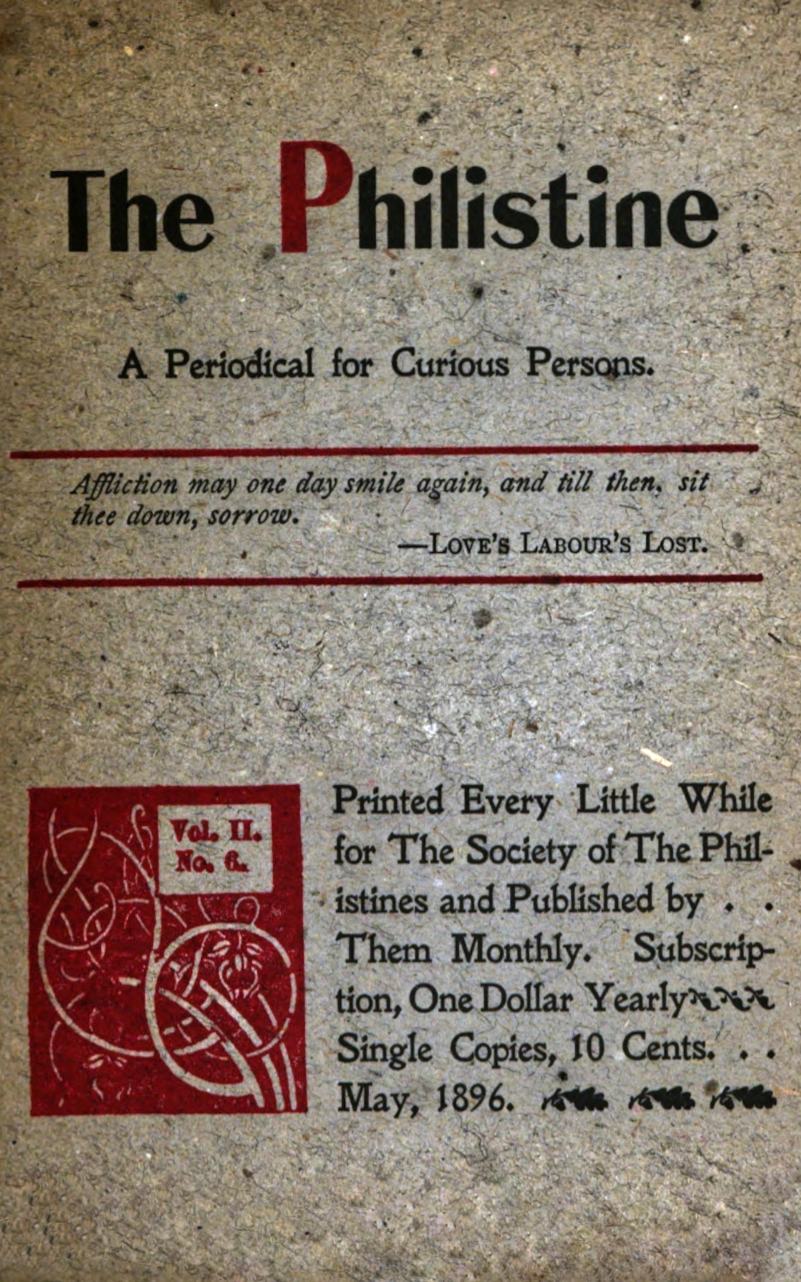 The Philistine The Philistine