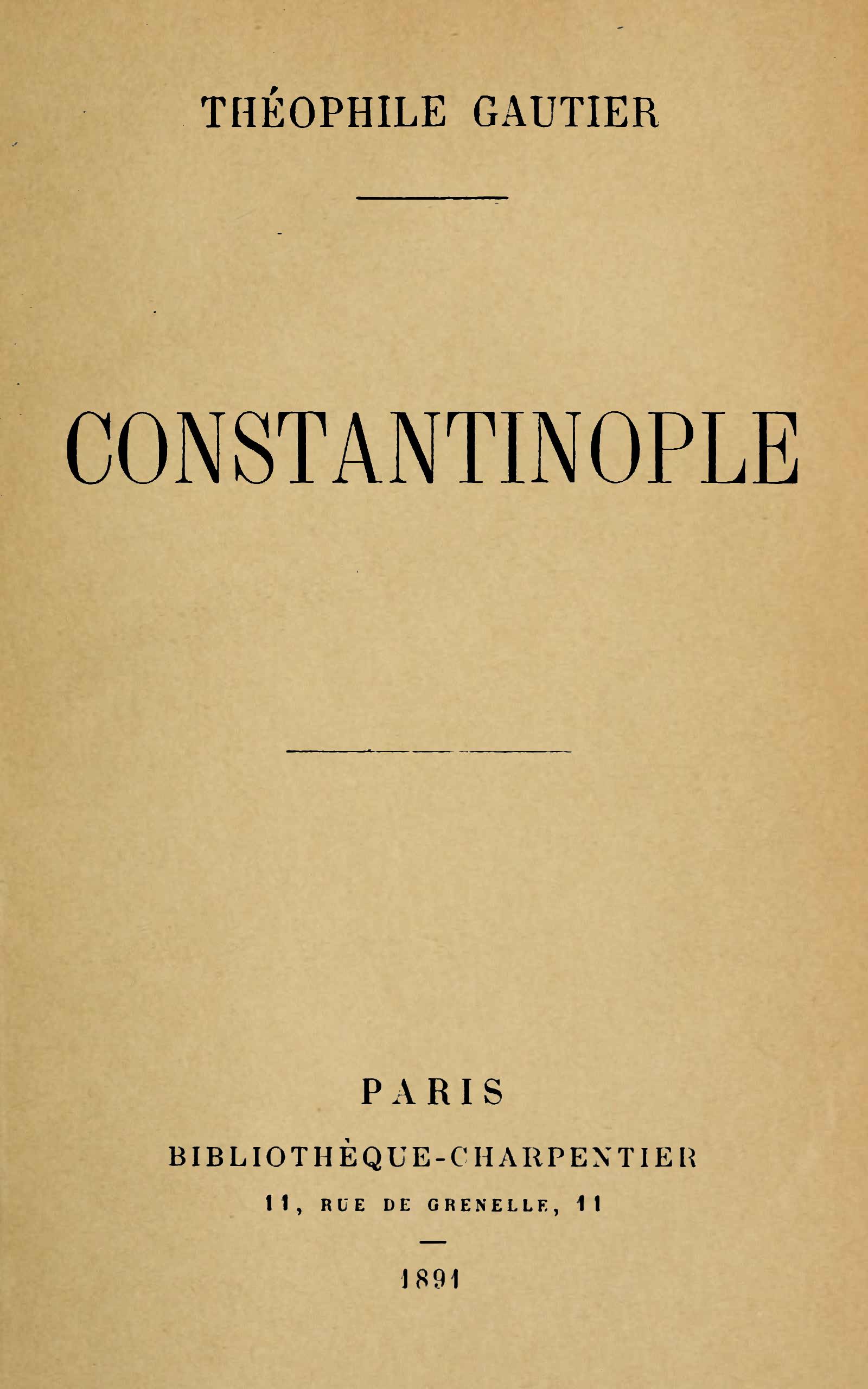 Constantinople Constantinople
