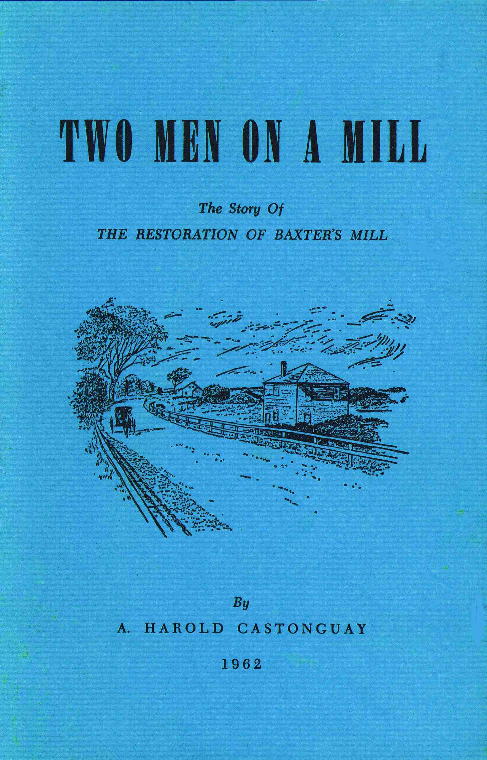 Two men on a mill Two men on a mill